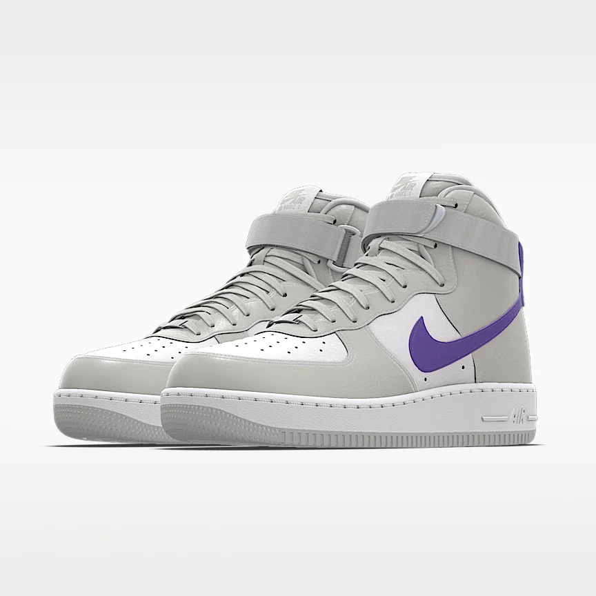 NIKE エア フォース 1 HIGH By You — カスタム ウィメンズシューズ - Image 2