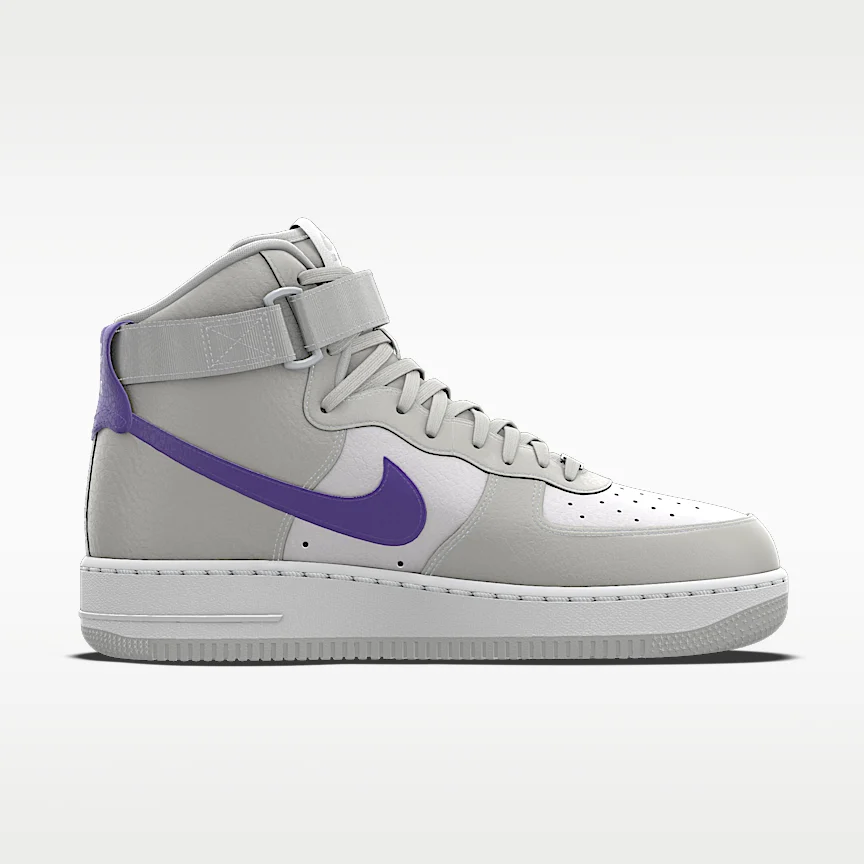 NIKE エア フォース 1 HIGH By You — カスタム ウィメンズシューズ - Image 3
