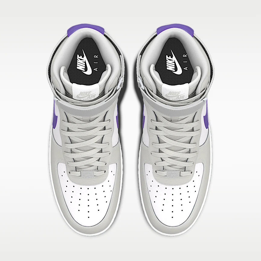 NIKE エア フォース 1 HIGH By You — カスタム ウィメンズシューズ - Image 4