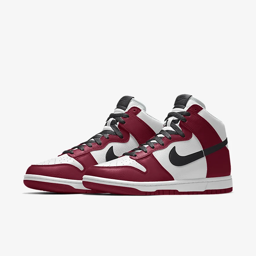 NIKE ダンク HIGH By You — カスタム ウィメンズシューズ - Image 2