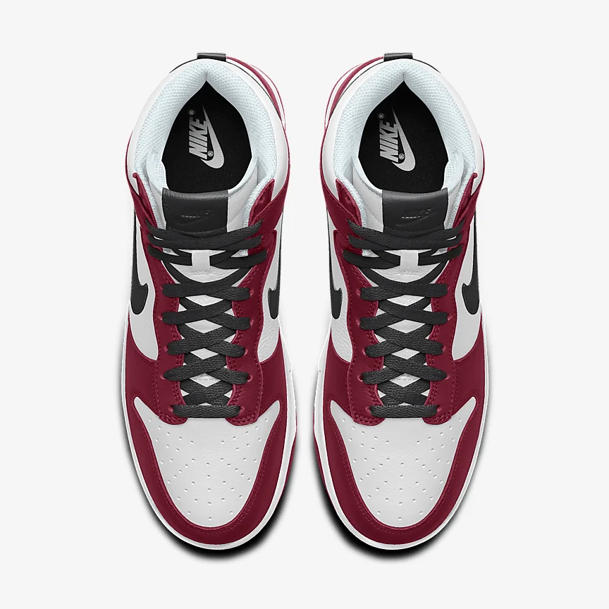 NIKE ダンク HIGH By You — カスタム ウィメンズシューズ - Image 4