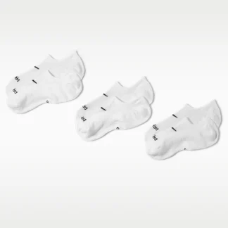 NIKE Everyday Plus Cushioned — Women’s Training Footie Socks (3 Pairs)