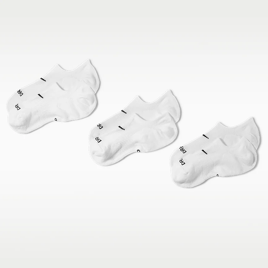 NIKE Everyday Plus Cushioned — Women's Training Footie Socks (3 Pairs)