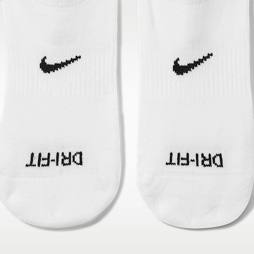 NIKE Everyday Plus Cushioned — Women's Training Footie Socks (3 Pairs) - Image 2