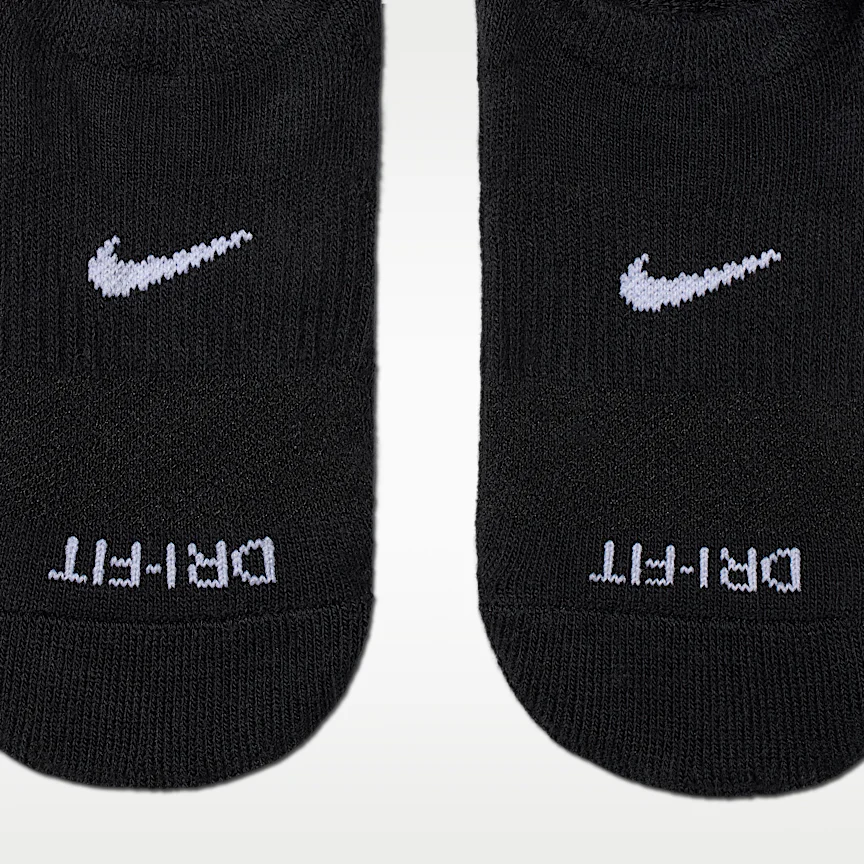 NIKE Everyday Plus Cushioned — Women's Training Footie Socks (3 Pairs) - Image 2