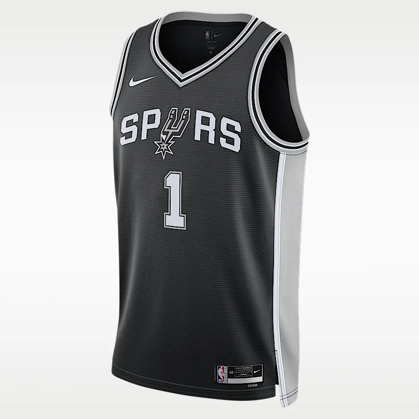 NIKE San Antonio Spurs Icon Edition 2022/23 "Victor Wembanyama" — Nike Dri-FIT NBA Swingman Jersey