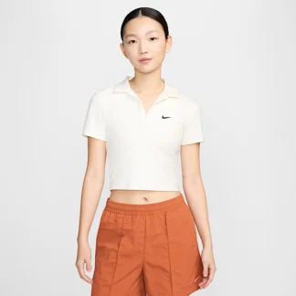 NIKE スポーツウェア エッセンシャル — ウィメンズ ショートスリーブ ポロ トップ