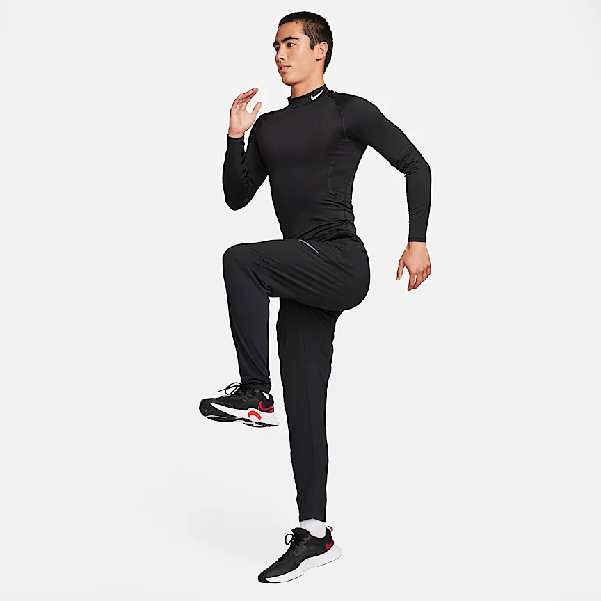 NIKE プロ — メンズ Dri-FIT フィットネス モックネック ロングスリーブ トップ - Image 5