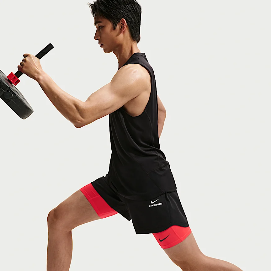 NIKE プロ — メンズ Dri-FIT フィットネス ロングショートパンツ - Image 4