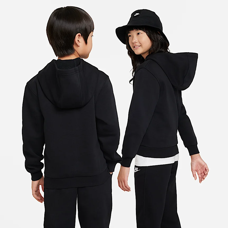 NIKE Sportswear Club Fleece — Big Kids' Pullover Hoodie - Image 2