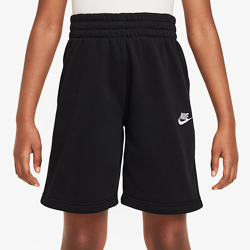 NIKE Sportswear Club Fleece — Big Kids' French Terry Shorts - Image 3