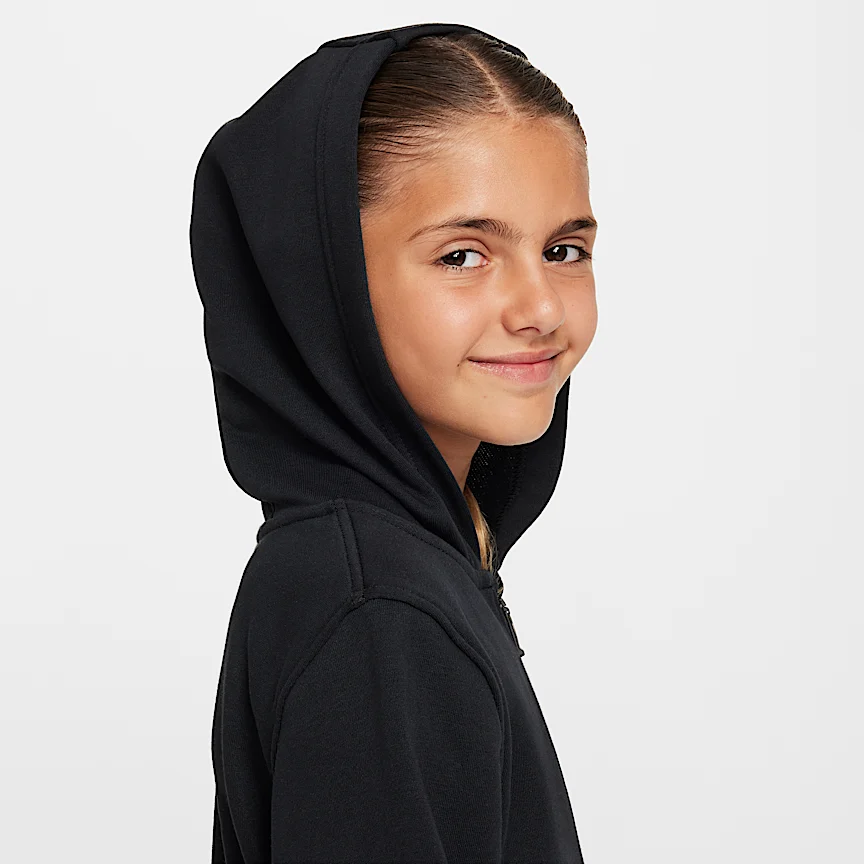 NIKE クラブ フリース — ジュニア フレンチ テリー フルジップ パーカー - Image 5