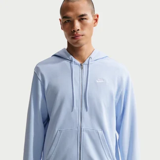 NIKE クラブ — メンズ フルジップ フレンチ テリー パーカー