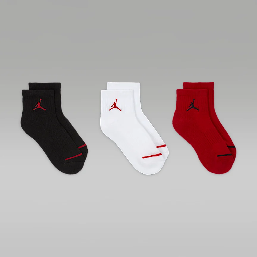 NIKE ジョーダン — リトルキッズ アンクル ソックス (3足) - Image 3