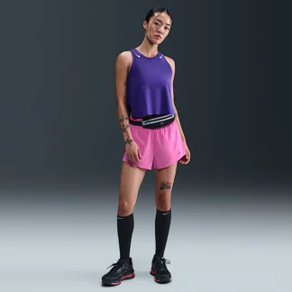 NIKE スウィフト — ウィメンズ Dri-FIT ミッドライズ 2イン1 ランニングショートパンツ