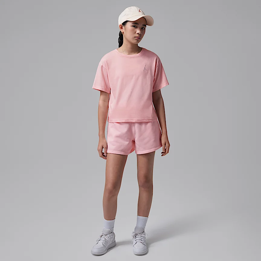 NIKE ジョーダン ブルックリン エッセンシャル — ジュニア (ガールズ) エンブロイダード Tシャツ - Image 5