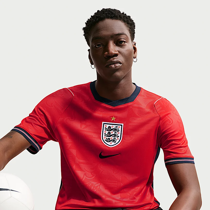 NIKE イングランド ナショナルチーム 2026 スタジアム アウェイ — メンズ ナイキ Dri-FIT サッカーユニフォーム - Image 3