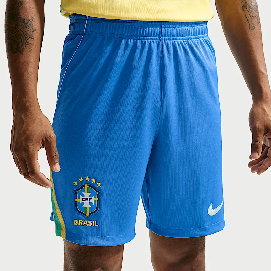 NIKE Brazil 2026 Stadium Home — Men's Nike Dri-FIT Soccer Replica Shorts - Image 2