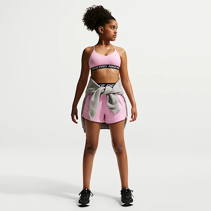 NIKE Pro — Big Kids' (Girls') Indy Bra - Image 4