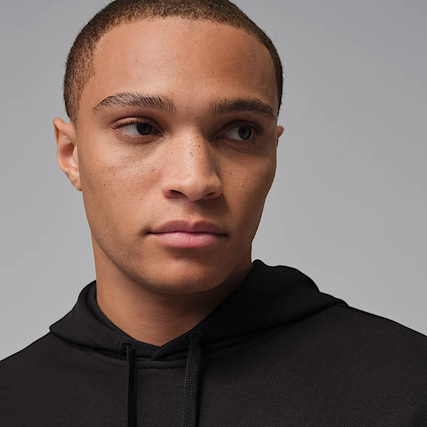 NIKE ジョーダン スポーツ クロスオーバー — メンズ Dri-FIT フリース グラフィック プルオーバー パーカー - Image 3