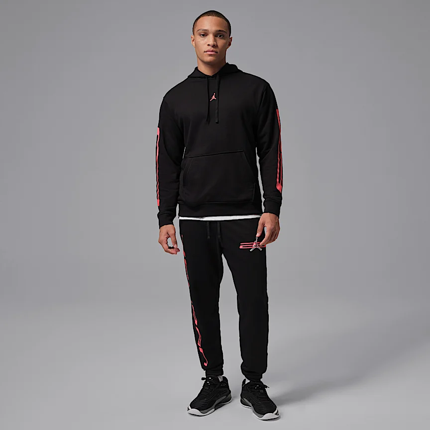 NIKE ジョーダン スポーツ クロスオーバー — メンズ Dri-FIT フリース グラフィック プルオーバー パーカー - Image 7