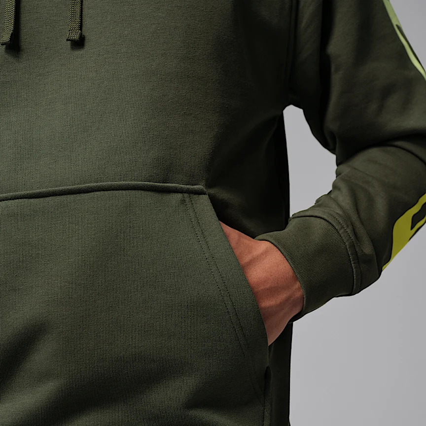 NIKE ジョーダン スポーツ クロスオーバー — メンズ Dri-FIT フリース グラフィック プルオーバー パーカー - Image 4