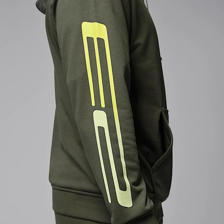 NIKE ジョーダン スポーツ クロスオーバー — メンズ Dri-FIT フリース グラフィック プルオーバー パーカー - Image 5