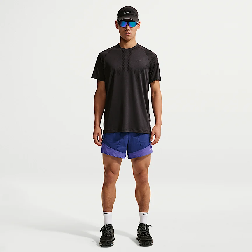 NIKE ストライド — メンズ Dri-FIT 13cm ランニングショートパンツ (インナー付き)
