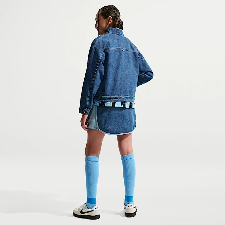 NIKE スポーツウェア コレクション ウィンドランナー — ジュニア デニム ジャケット - Image 5