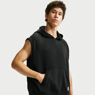 NIKE N.A.C. — メンズ Dri-FIT フリース スリーブレス トレーニング パーカー