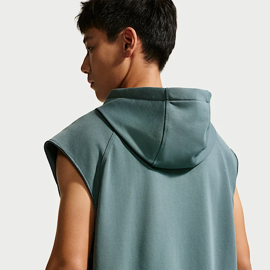 NIKE N.A.C. — メンズ Dri-FIT フリース スリーブレス トレーニング パーカー - Image 2