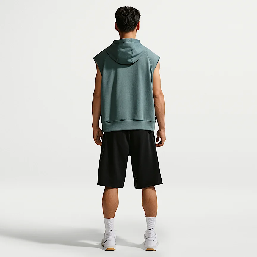 NIKE N.A.C. — メンズ Dri-FIT フリース スリーブレス トレーニング パーカー - Image 5