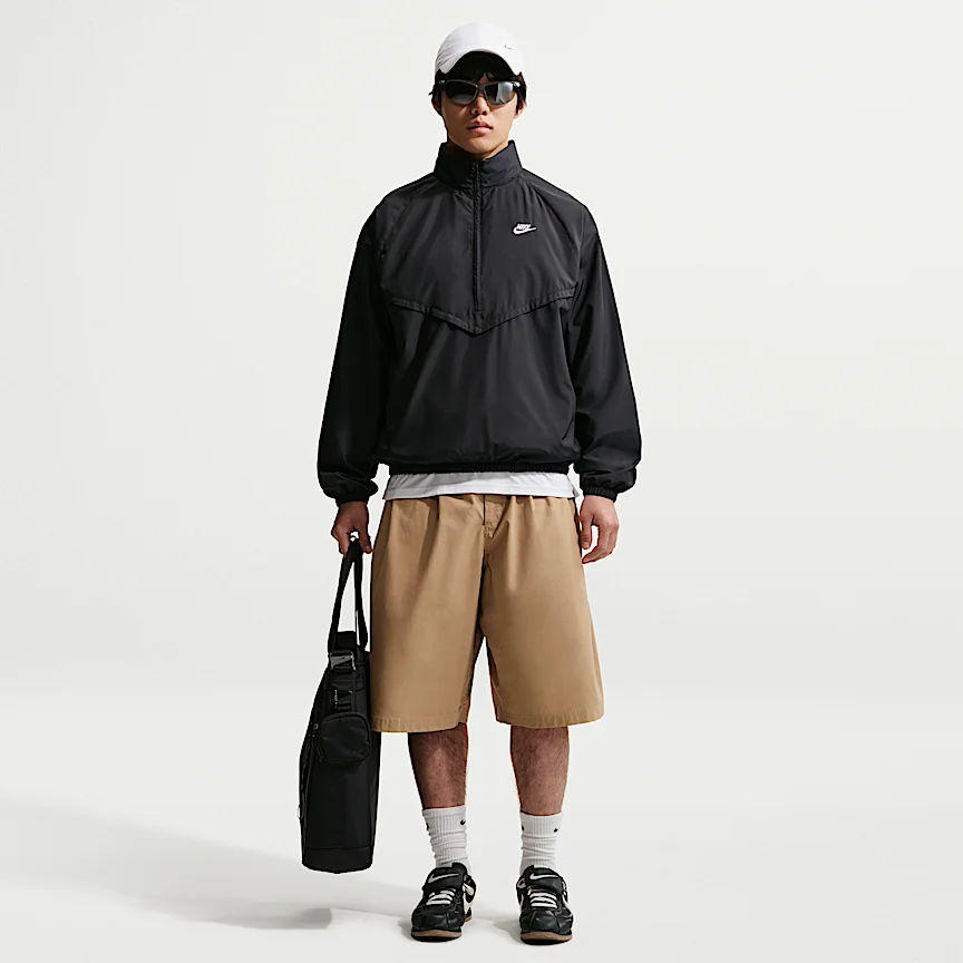 NIKE ウィンドランナー — メンズ ライトウェイト ハーフジップ ジャケット - Image 4
