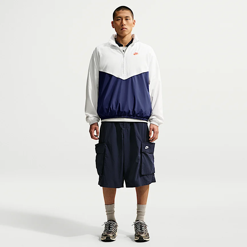 NIKE ウィンドランナー — メンズ ライトウェイト ハーフジップ ジャケット - Image 4