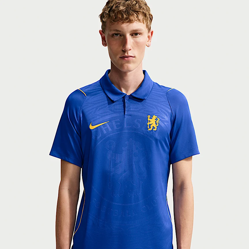 NIKE チェルシーFC 2026/27 スタジアム ホーム — メンズ ナイキ Dri-FIT サッカー レプリカ ユニフォーム トップス - Image 3