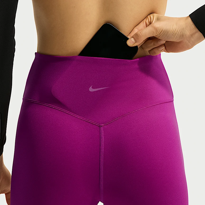 NIKE ゼンビー — ウィメンズ ハイウエスト フルレングス (10分丈) レギンス フロントシームなし - Image 6