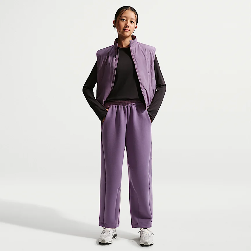 NIKE MAVN — ガールズ Therma-FIT ハイウエスト ニット パンツ