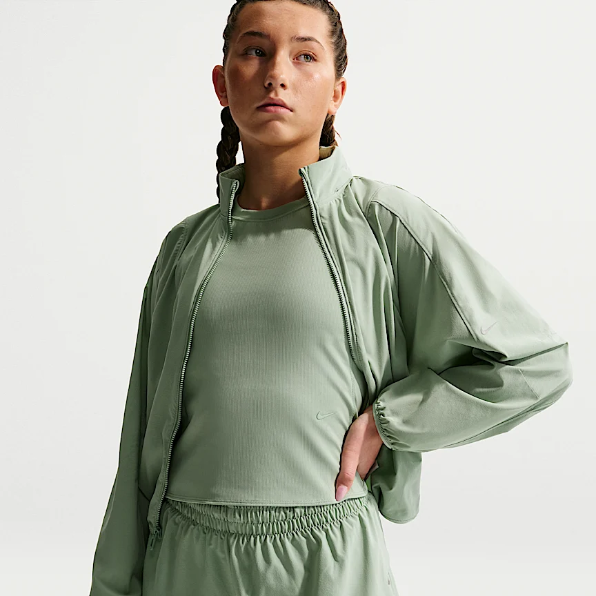 NIKE MAVN — Girls' Dri-FIT 3" Mid-Rise Repel Running Shorts - Image 4