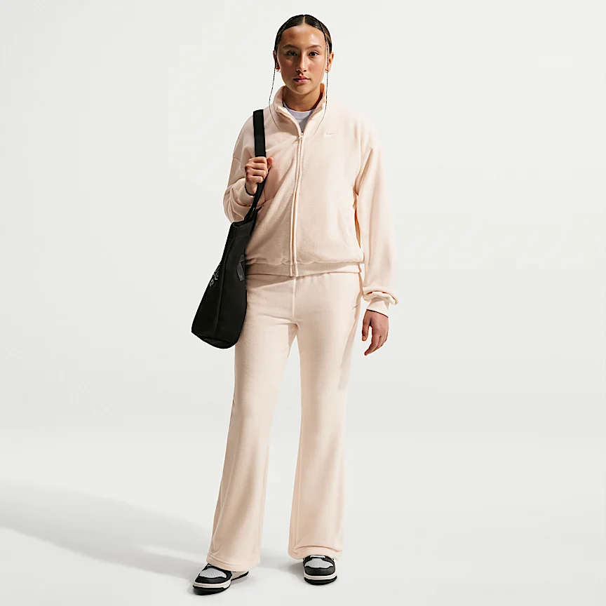NIKE Sportswear — Big Kids' (Girls') Fleece Long-Sleeve Top - Image 4