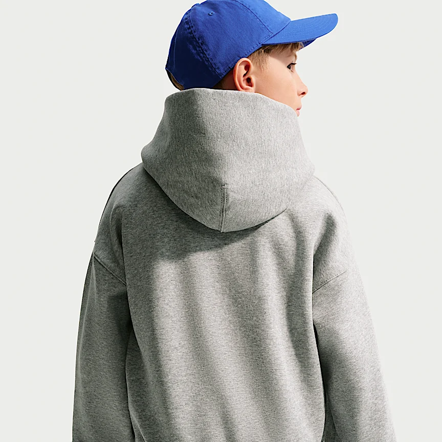 NIKE Sportswear Club Fleece — Big Kids' Oversized Hoodie - Image 5