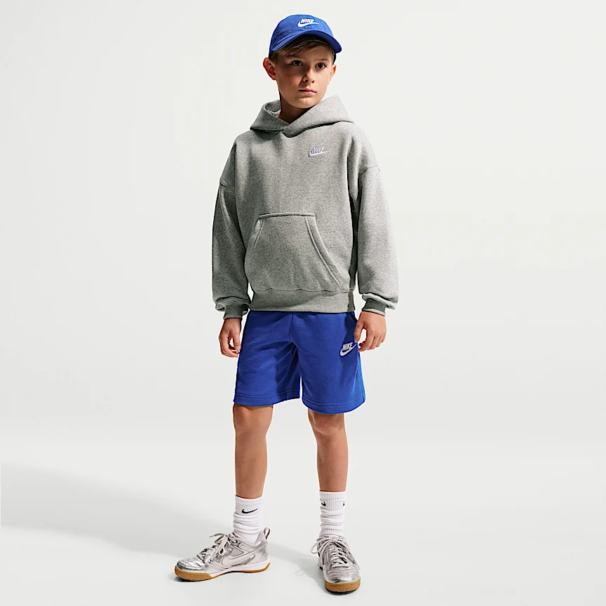 NIKE Sportswear Club Fleece — Big Kids' Oversized Hoodie - Image 7
