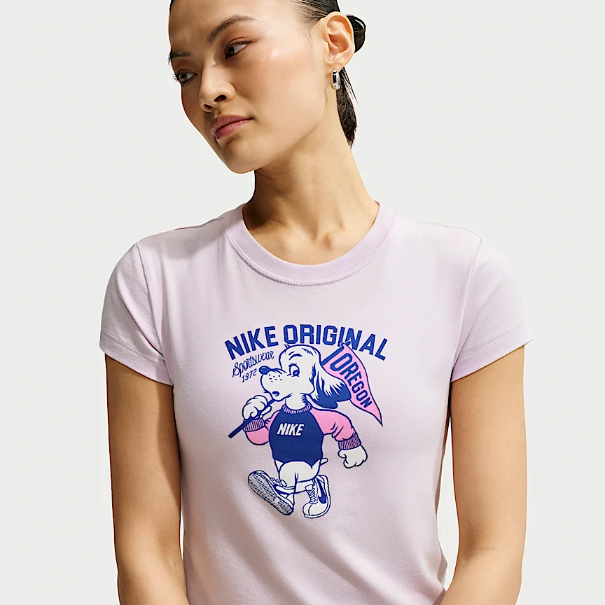NIKE スポーツウェア チル ニット — ウィメンズ スリム モッドクロップド Tシャツ - Image 3