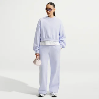 NIKE Studio Fleece ミディアムウェイト — ウィメンズ ミッドライズ ワイドレッグパンツ