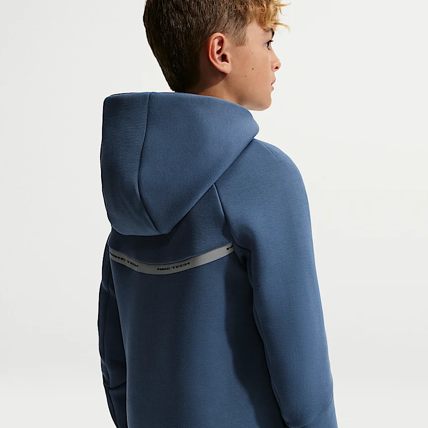 NIKE スポーツウェア テック フリース — ジュニア フルジップ パーカー リフレクティブ (再帰反射) デザインのアクセント付き - Image 2