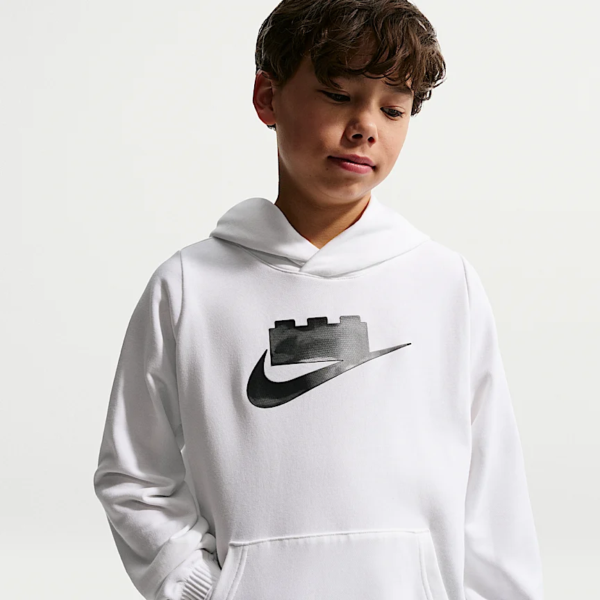 NIKE x LEGO® Collection — Big Kids' Hoodie - Image 3