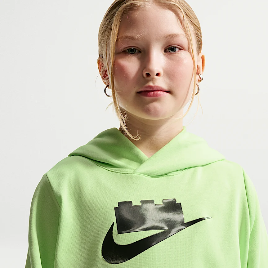 NIKE x LEGO® Collection — Big Kids' Hoodie - Image 2