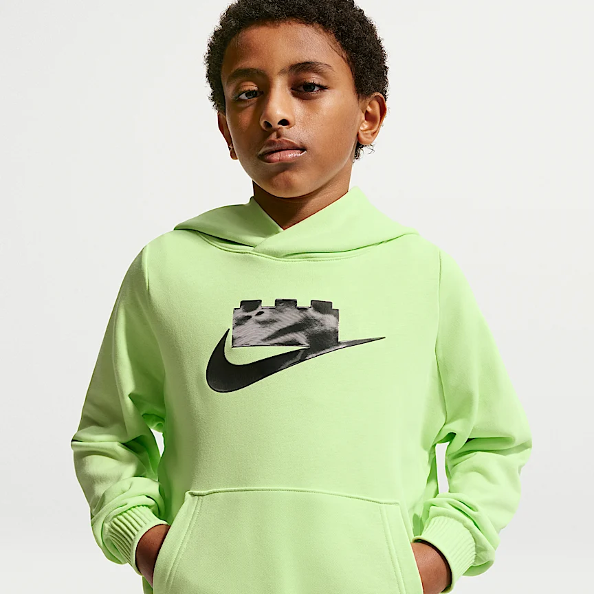 NIKE x LEGO® Collection — Big Kids' Hoodie - Image 3