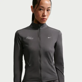 NIKE スウィフト — ウィメンズ Dri-FIT フルジップ ミッドレイヤー ランニングトップ