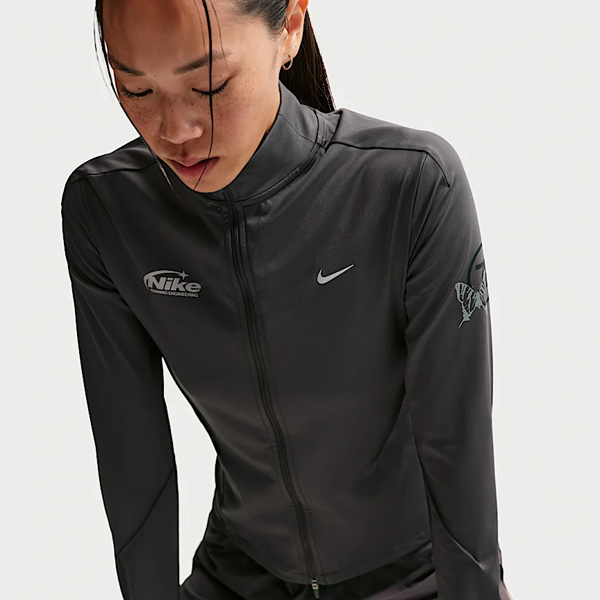 NIKE スウィフト — ウィメンズ Dri-FIT フルジップ ミッドレイヤー ランニングトップ - Image 3