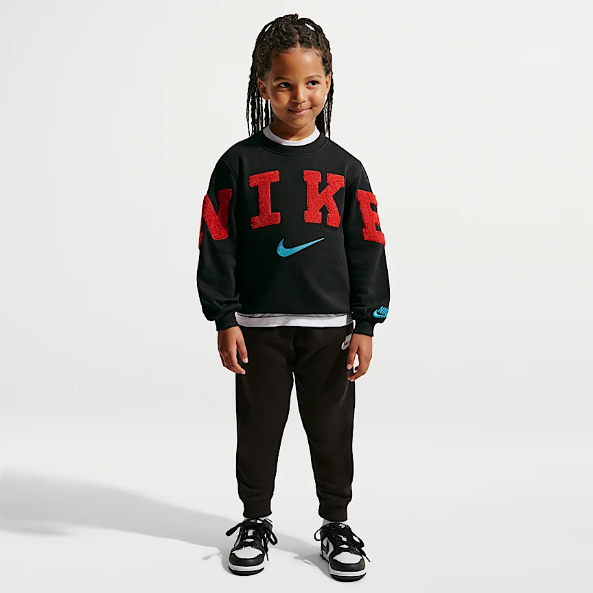 NIKE クラブ — リトルキッズ シェニール フリース クルー - Image 6
